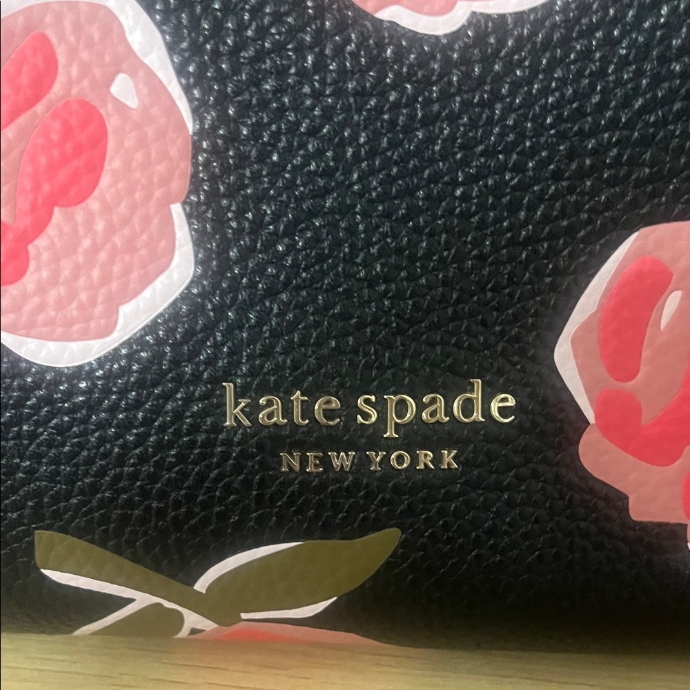 Kate Spade Black and Pink Floral Satchel - Picture 5 of 5
